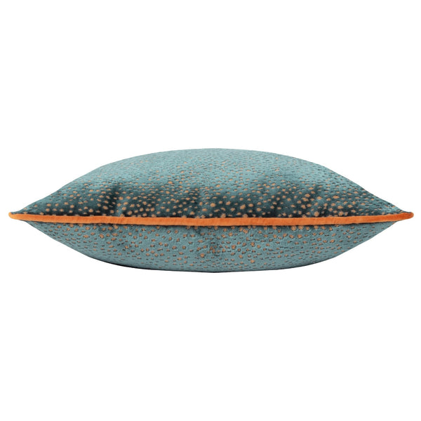 Estelle 45x45 Feather Filled Cushion Teal/Rust - XShowhome Limited - Riva
