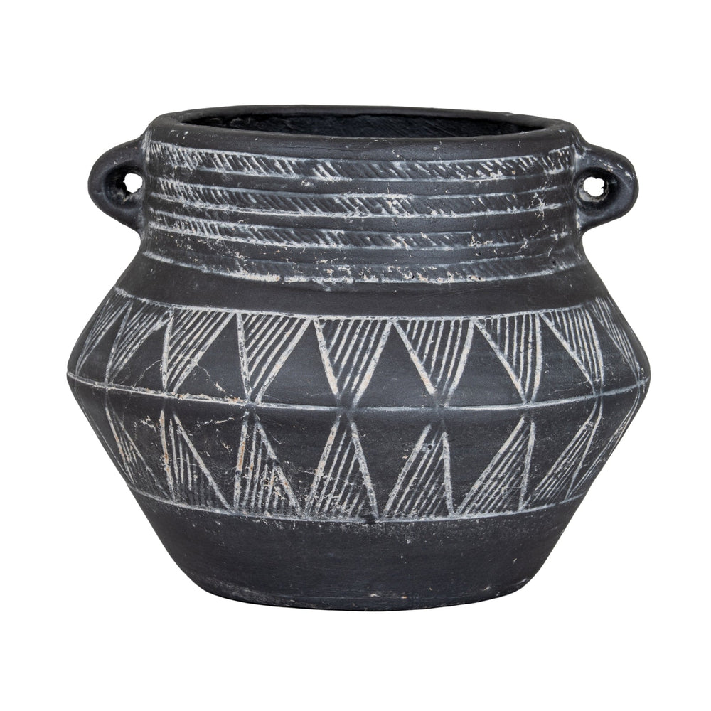 Etched Collection Pot With Handle - Canwell Interiors Limited - Hills
