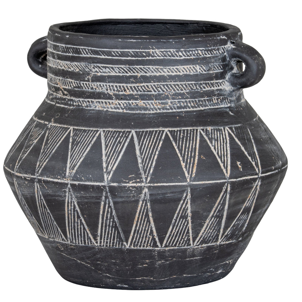 Etched Collection Tall Pot With Handle - Canwell Interiors Limited - Hills