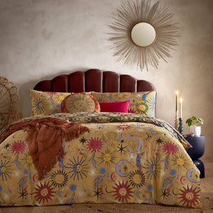 Ethereal Star Super King Duvet Set Gdld Dust - Canwell Interiors Limited - Riva