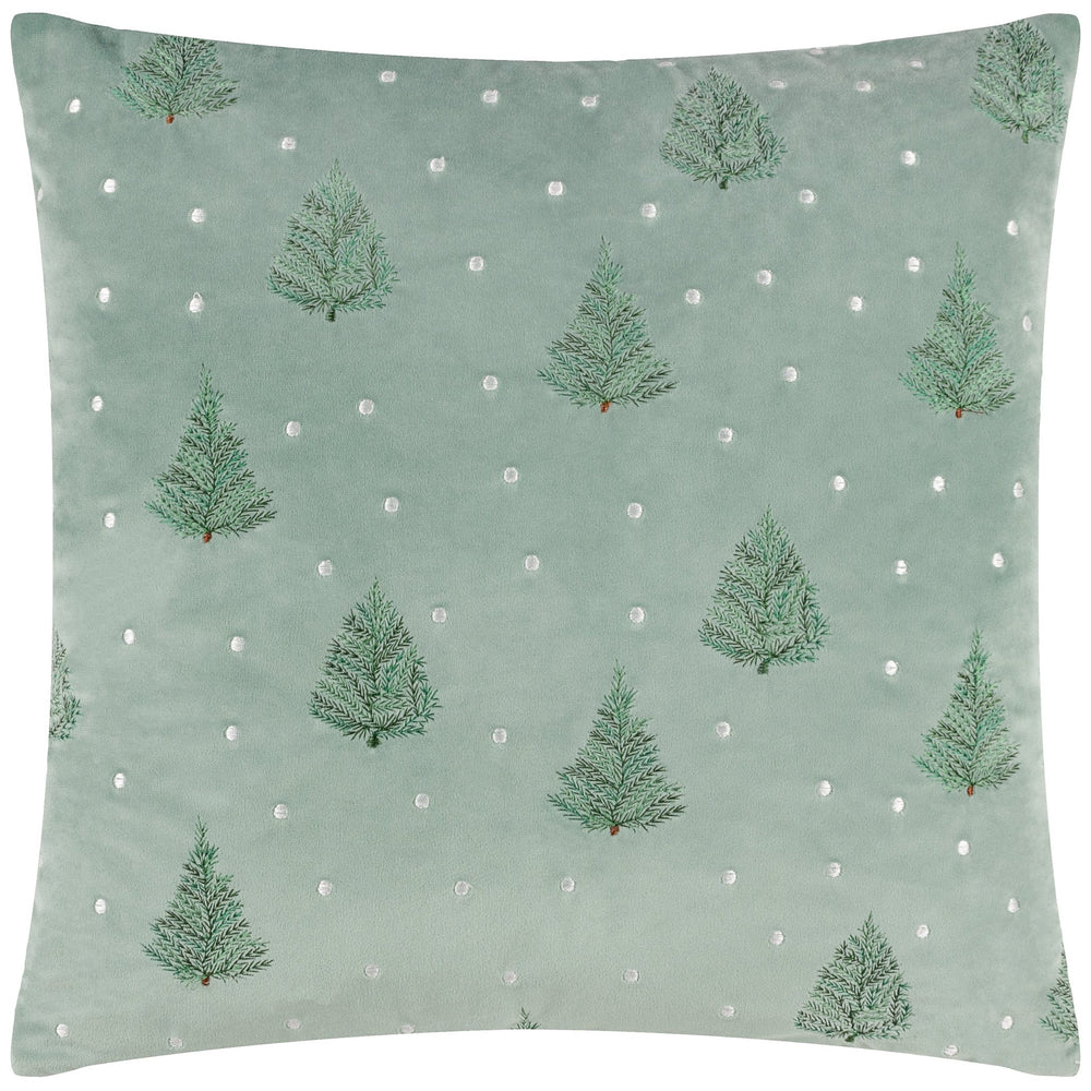 Evergreen Classic Tree 43x43 Feather Filled Cushion Green - Canwell Interiors Limited - Riva