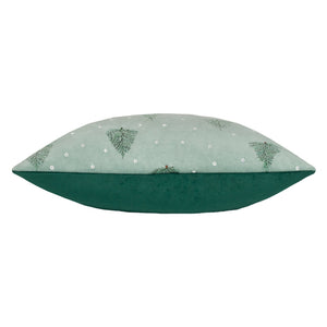 Evergreen Classic Tree 43x43 Feather Filled Cushion Green - Canwell Interiors Limited - Riva