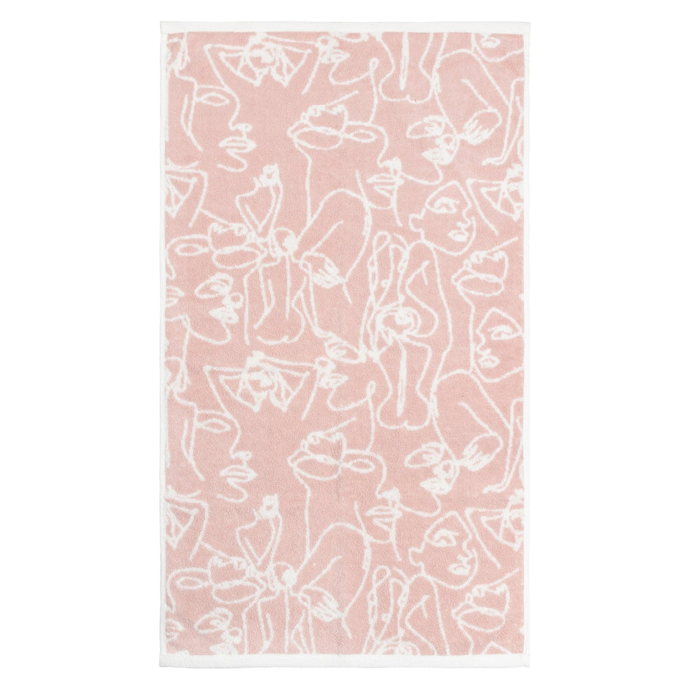 Everybody Jacquard Hand Towel Blush - Canwell Interiors Limited - Riva