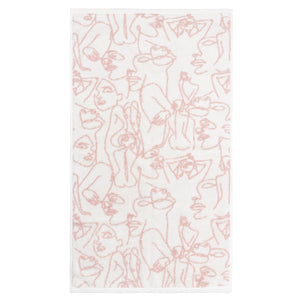 Everybody Jacquard Hand Towel Blush - Canwell Interiors Limited - Riva