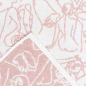 Everybody Jacquard Hand Towel Blush - Canwell Interiors Limited - Riva