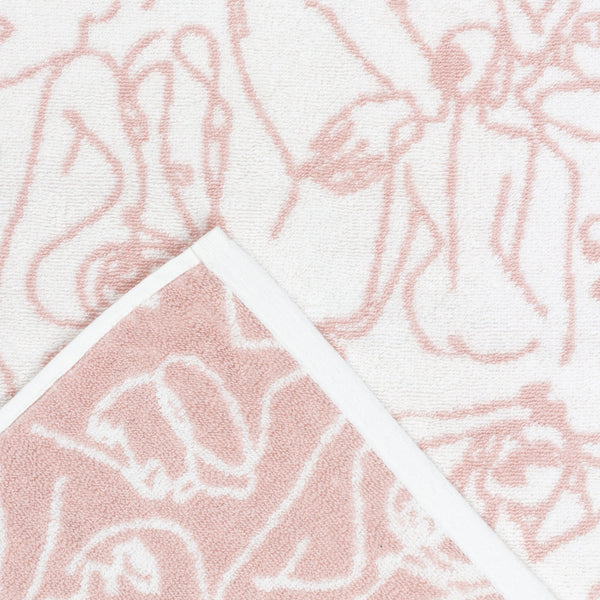 Everybody Jacquard Hand Towel Blush - Canwell Interiors Limited - Riva
