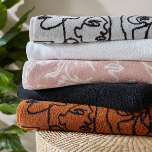 Everybody Jacquard Hand Towel Grey - Canwell Interiors Limited - Riva