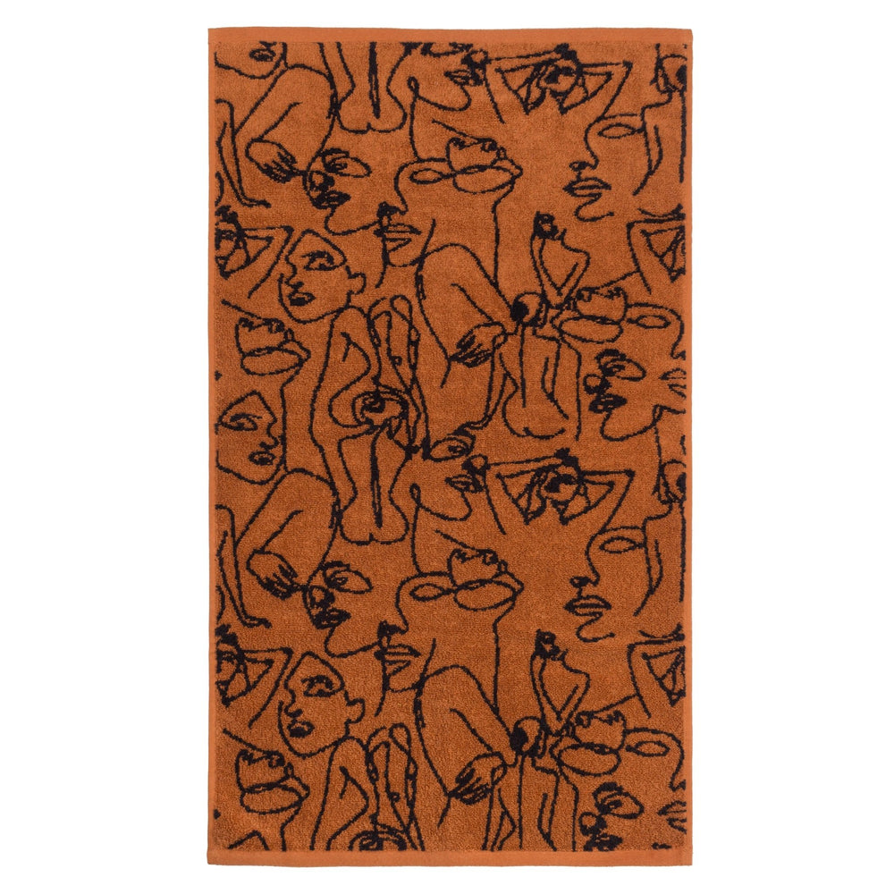 Everybody Jacquard Hand Towel Pecan - Canwell Interiors Limited - Riva
