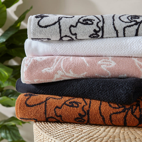 Everybody Jacquard Hand Towel Pecan - Canwell Interiors Limited - Riva