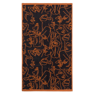 Everybody Jacquard Hand Towel Pecan - Canwell Interiors Limited - Riva