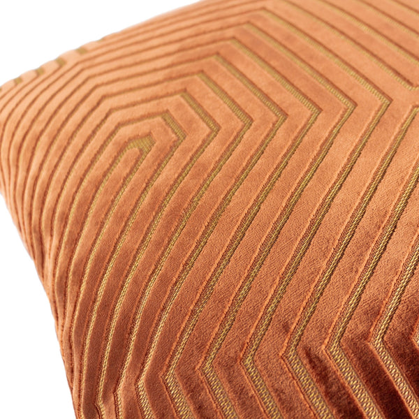Evoke 45x45 Feather Filled Cushion Brick - XShowhome Limited - Riva
