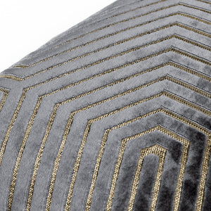 Evoke 45x45 Feather Filled Cushion Charcoal - XShowhome Limited - Riva