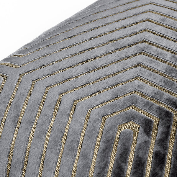 Evoke 45x45 Feather Filled Cushion Charcoal - XShowhome Limited - Riva