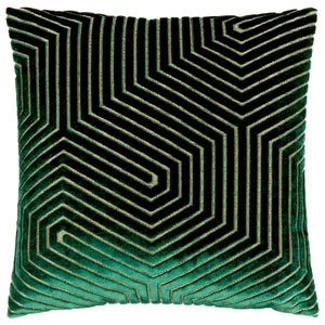 Evoke 45x45 Feather Filled Cushion Emerald - Canwell Interiors Limited - Riva