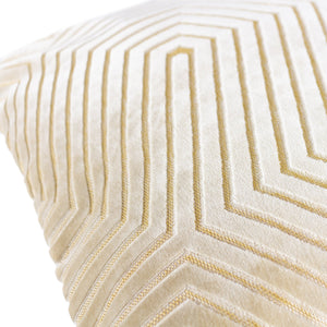 Evoke 45x45 Feather Filled Cushion Ivory - Canwell Interiors Limited - Riva