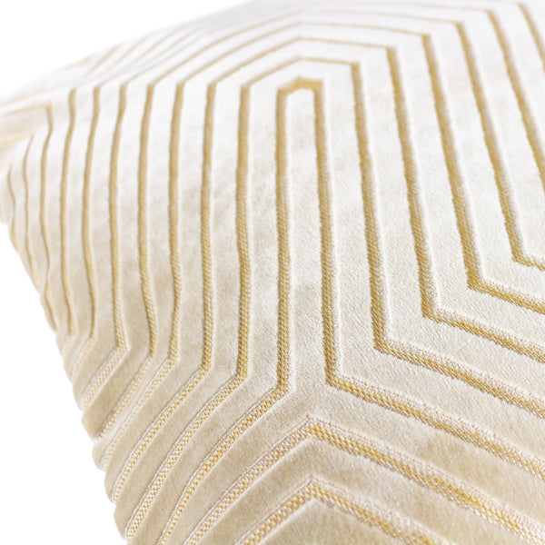 Evoke 45x45 Feather Filled Cushion Ivory - Canwell Interiors Limited - Riva