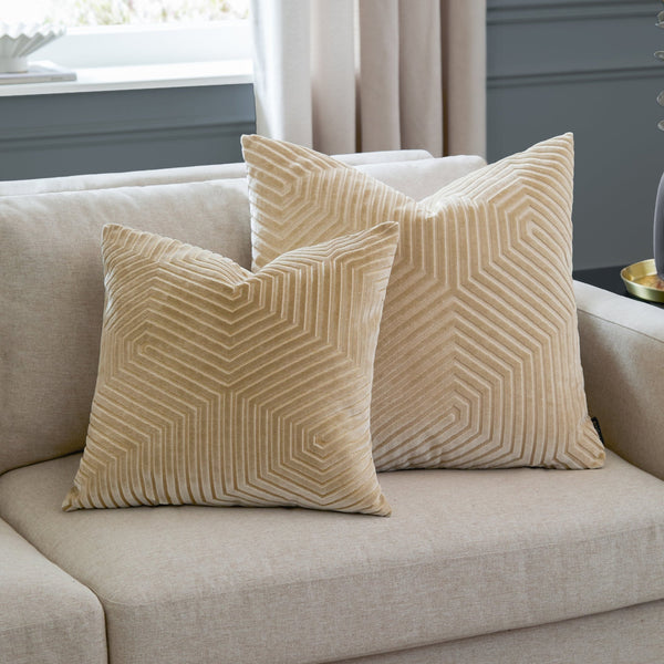 Evoke 45x45 Feather Filled Cushion Ivory - Canwell Interiors Limited - Riva