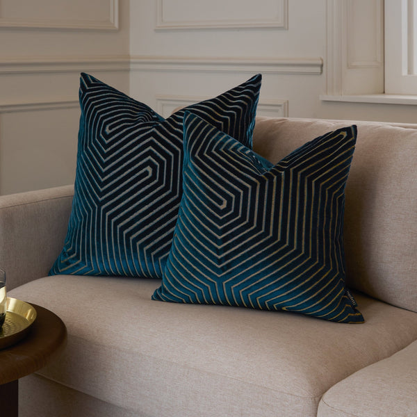 Evoke 45x45 Feather Filled Cushion Navy - XShowhome Limited - Riva