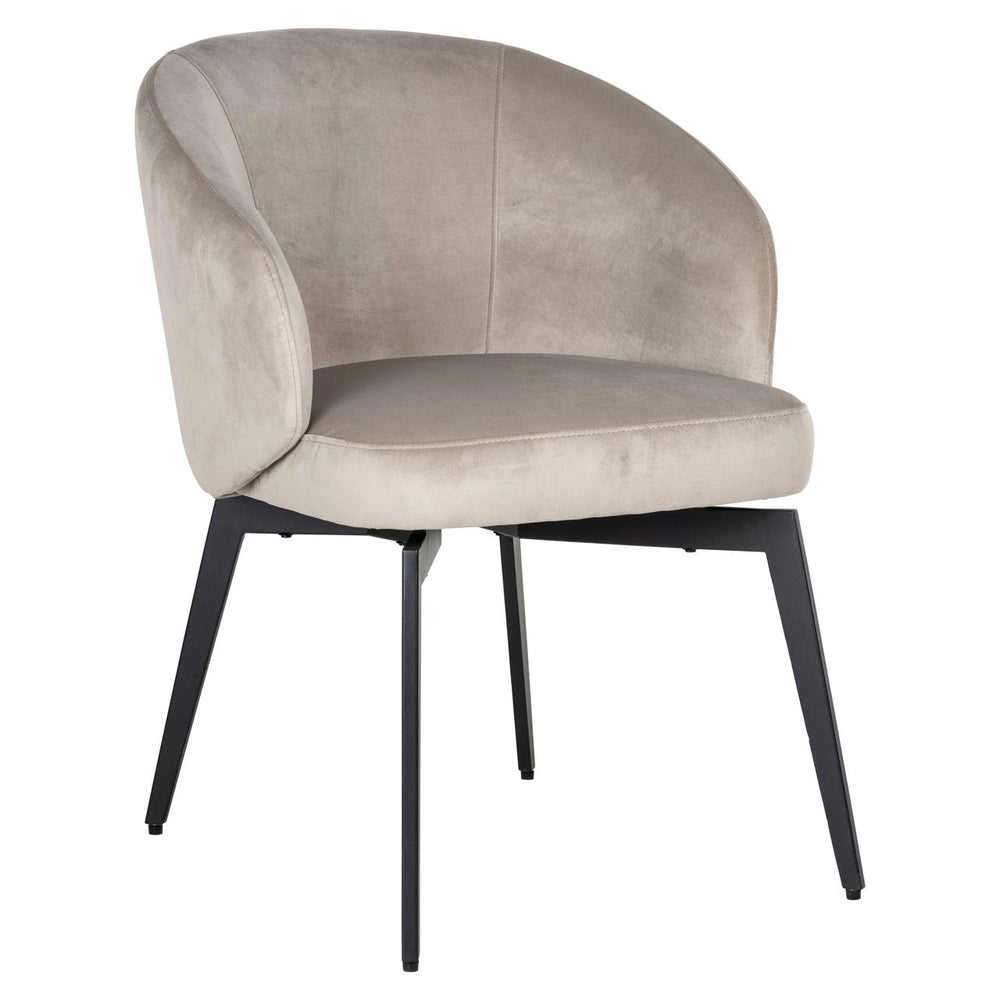 Ex-Display Amphara Dining Chair - Khaki Velvet - XShowhome Limited - Richmond