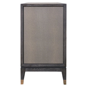 Ex - Display Bloomville 2 - Door Sideboard – Brass & Shagreen Finish - Canwell Interiors Limited - Xshowhome