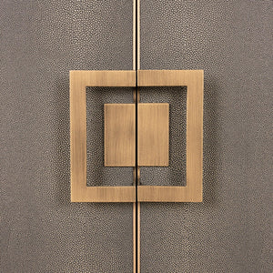 Ex - Display Bloomville 2 - Door Sideboard – Brass & Shagreen Finish - Canwell Interiors Limited - Xshowhome