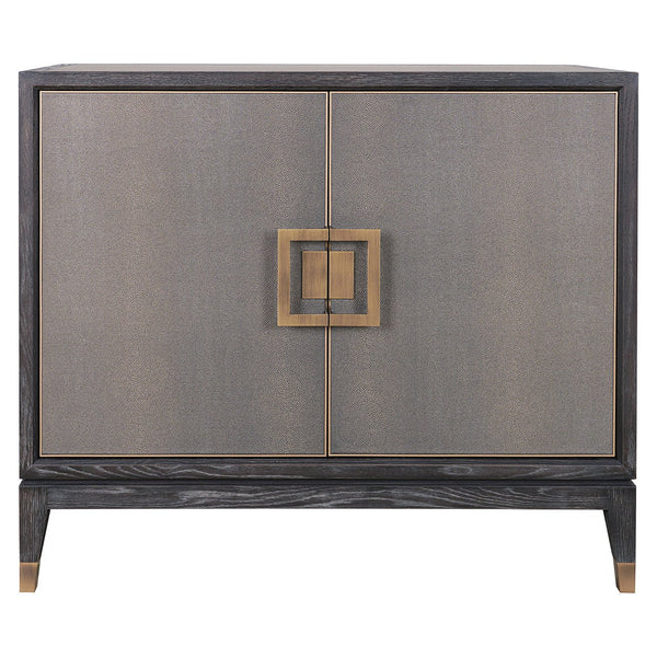 Ex - Display Bloomville 2 - Door Sideboard – Brass & Shagreen Finish - Canwell Interiors Limited - Xshowhome