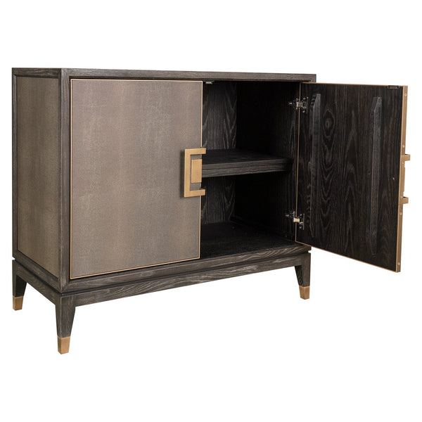 Ex - Display Bloomville 2 - Door Sideboard – Brass & Shagreen Finish - Canwell Interiors Limited - Xshowhome