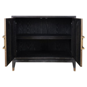 Ex - Display Bloomville 2 - Door Sideboard – Brass & Shagreen Finish - Canwell Interiors Limited - Xshowhome