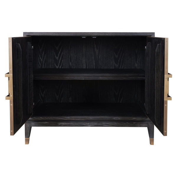 Ex - Display Bloomville 2 - Door Sideboard – Brass & Shagreen Finish - Canwell Interiors Limited - Xshowhome