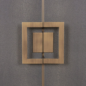 Ex - Display Bloomville 2 - Door Sideboard – Brass & Shagreen Finish - Canwell Interiors Limited - Xshowhome