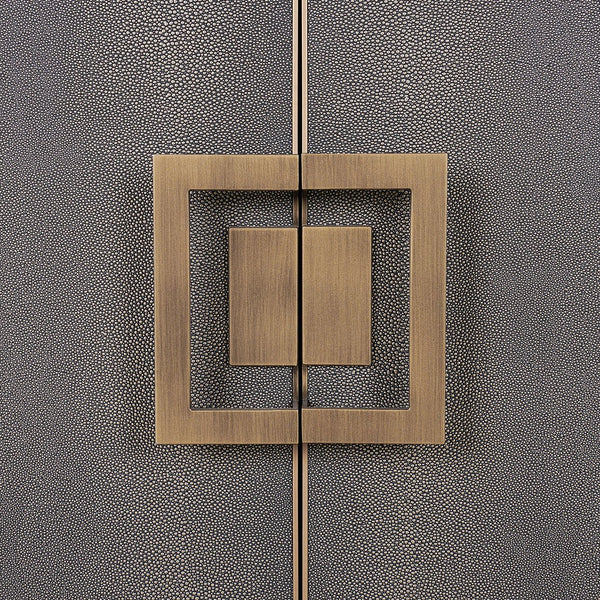Ex - Display Bloomville 2 - Door Sideboard – Brass & Shagreen Finish - Canwell Interiors Limited - Xshowhome