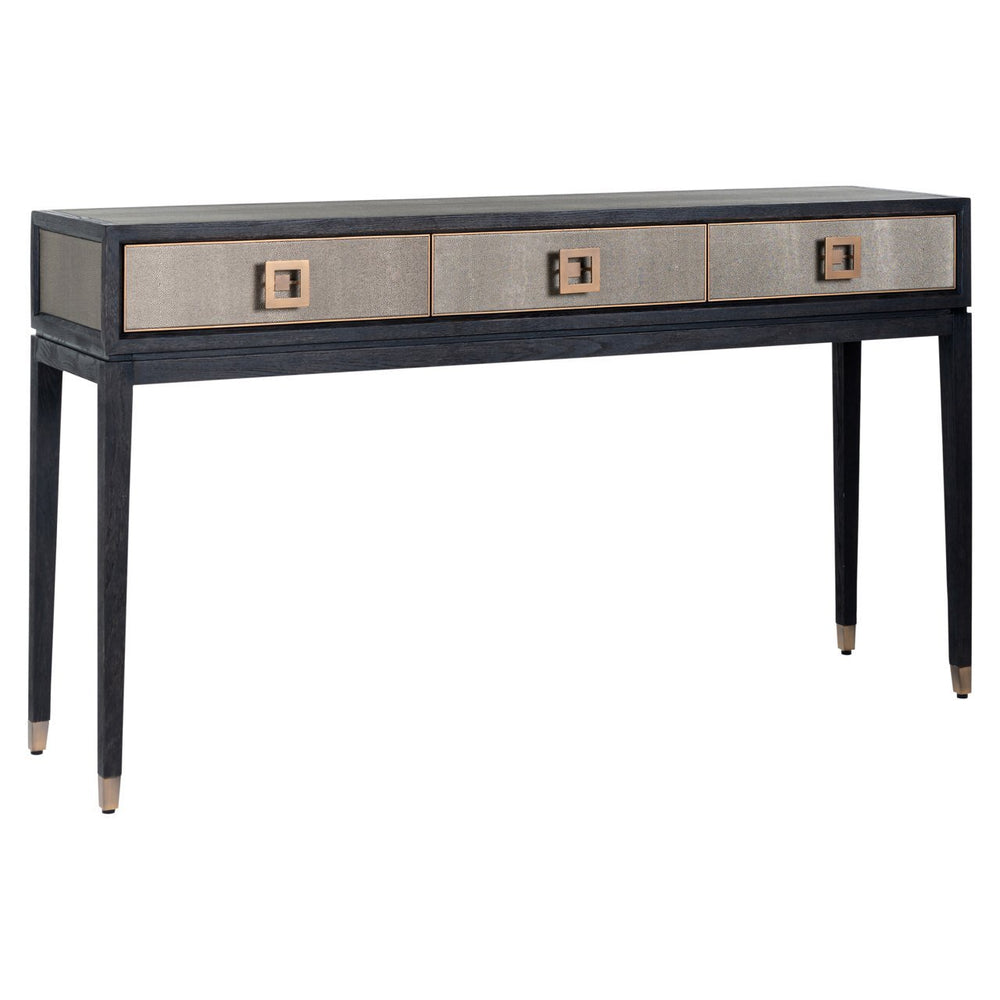 Ex - Display Bloomville Console – Brass Shagreen - Canwell Interiors Limited - Xshowhome