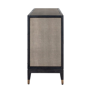 Ex - Display Bloomville Sideboard – 4 - Door, Shagreen - Canwell Interiors Limited - Xshowhome