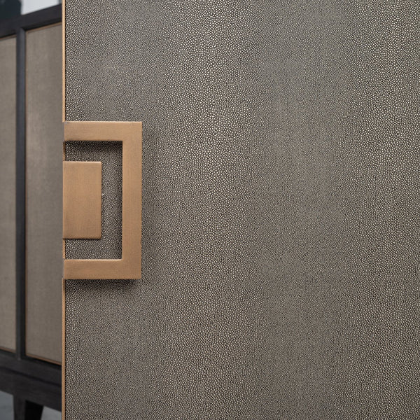 Ex - Display Bloomville Sideboard – 4 - Door, Shagreen - Canwell Interiors Limited - Xshowhome