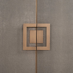 Ex - Display Bloomville Sideboard – Brass & Shagreen Finish - Canwell Interiors Limited - Xshowhome