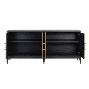Ex - Display Bloomville Sideboard – Brass & Shagreen Finish - Canwell Interiors Limited - Xshowhome
