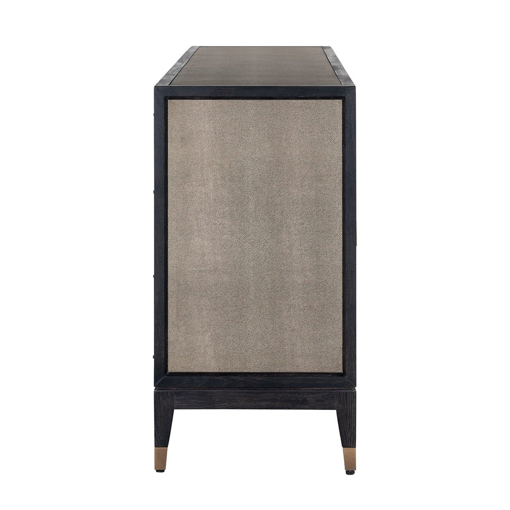 Ex - Display Bloomville Sideboard – Brass & Shagreen Finish - Canwell Interiors Limited - Xshowhome