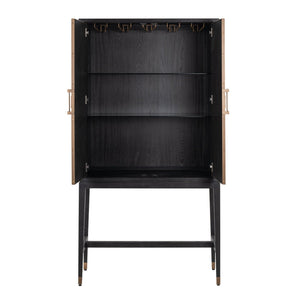 Ex - Display Bloomville Storage Cabinet – Brass Shagreen - Canwell Interiors Limited - Xshowhome