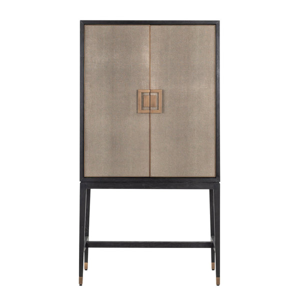 Ex - Display Bloomville Storage Cabinet – Brass Shagreen - Canwell Interiors Limited - Xshowhome