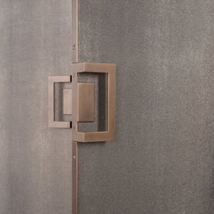 Ex - Display Bloomville Storage Cabinet – Brass Shagreen - Canwell Interiors Limited - Xshowhome