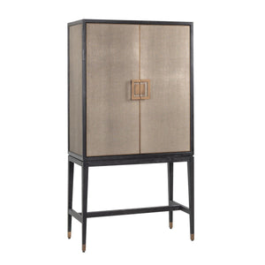 Ex - Display Bloomville Storage Cabinet – Brass Shagreen - Canwell Interiors Limited - Xshowhome