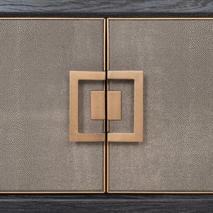 Ex - Display Bloomville TV Cabinet – Brass Shagreen - Canwell Interiors Limited - Xshowhome