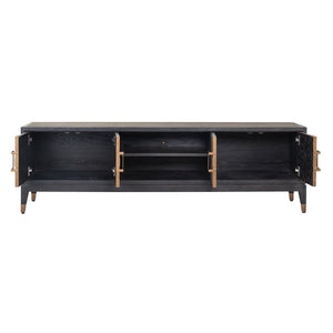 Ex - Display Bloomville TV Cabinet – Brass Shagreen - Canwell Interiors Limited - Xshowhome