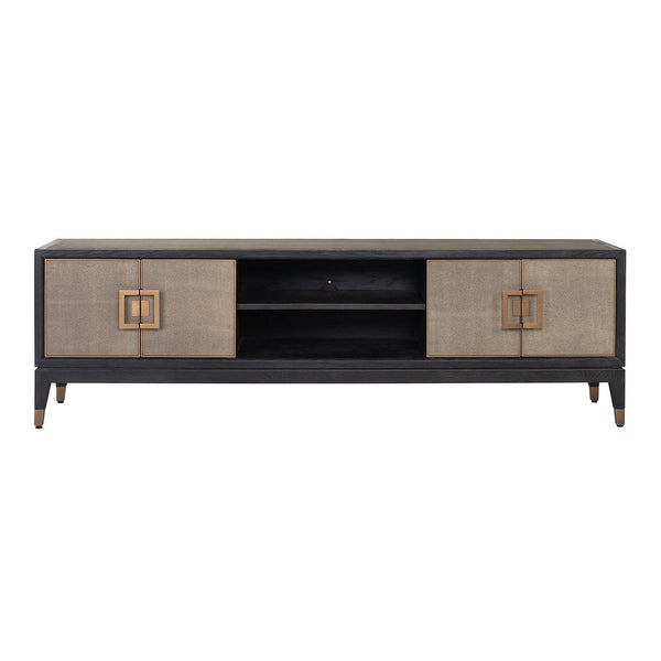 Ex - Display Bloomville TV Cabinet – Brass Shagreen - Canwell Interiors Limited - Xshowhome