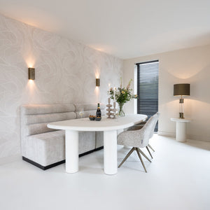 Ex Display Dining table Bloomstone white 235 - Canwell Interiors Limited - Richmond