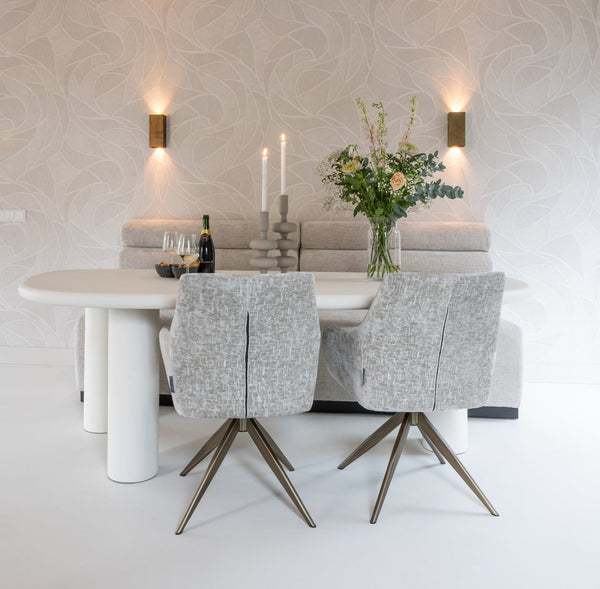Ex Display Dining table Bloomstone white 235 - Canwell Interiors Limited - Richmond