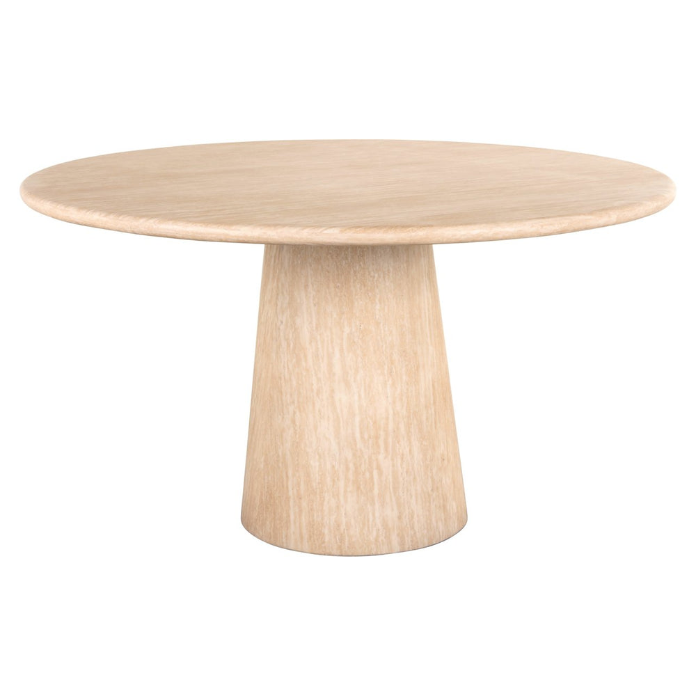 Ex-Display Fictus Dining Table - Beige, 140cm Round - Canwell Interiors Limited - Richmond