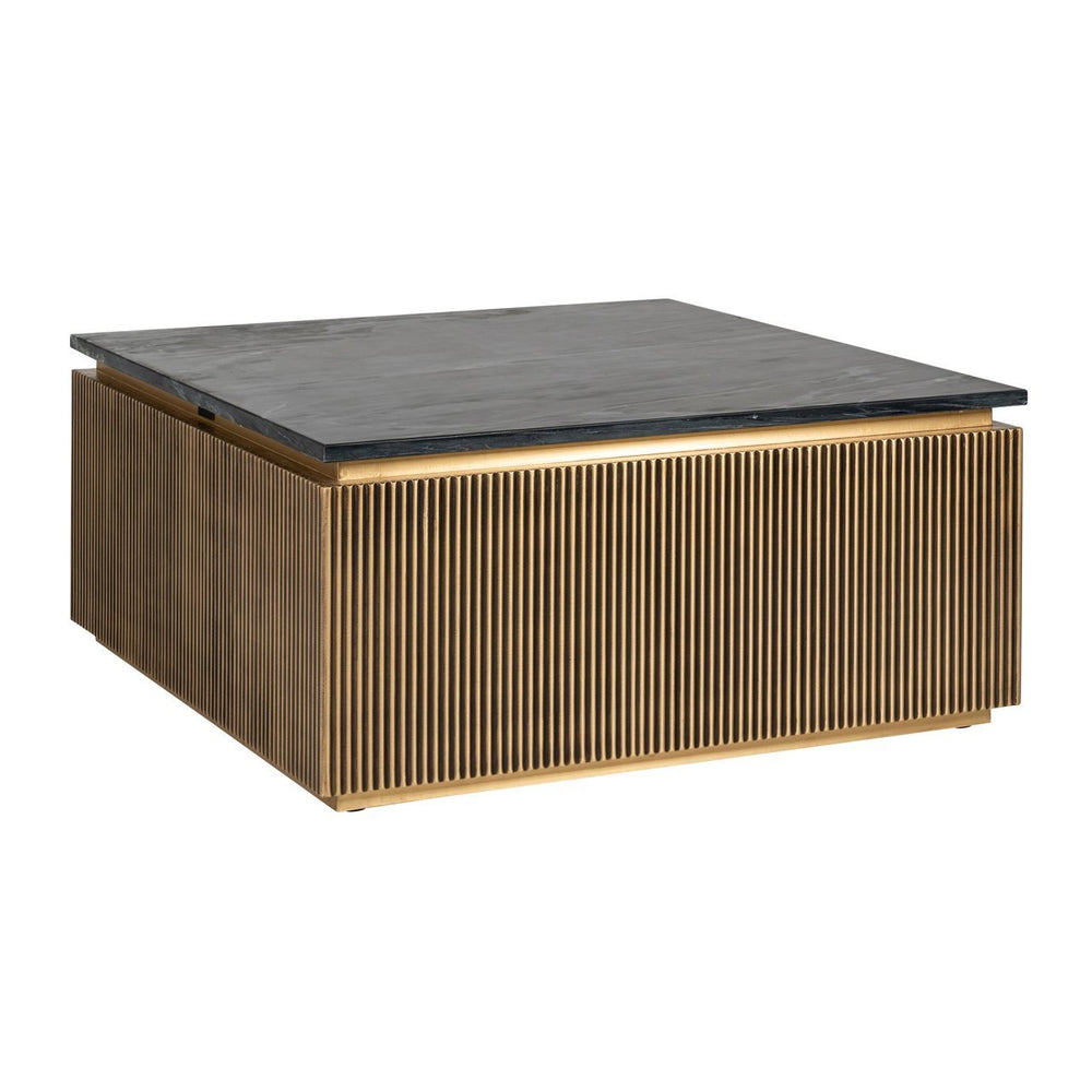 Ex - Display Ironville Coffee Table – Gold 90x90 - Canwell Interiors Limited - Xshowhome