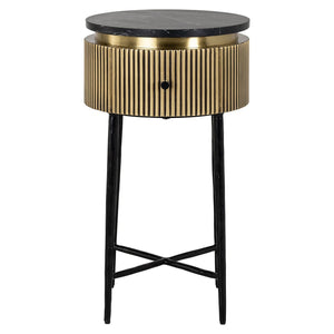 Ex - Display Ironville End Table – Gold - Canwell Interiors Limited - Xshowhome