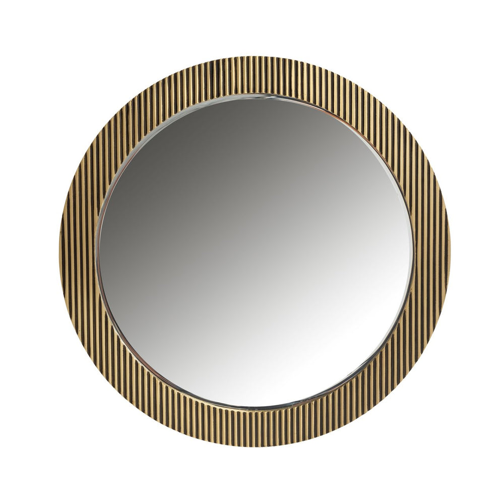 Ex - Display Ironville Mirror – Gold 86Ø - Canwell Interiors Limited - Xshowhome